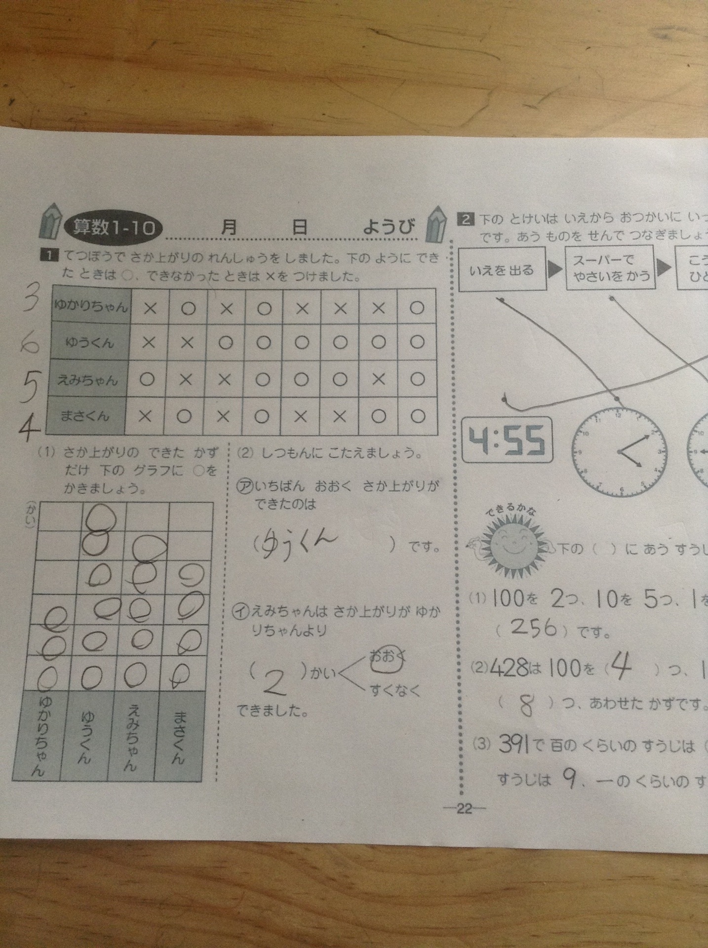 七田式 プリント 1年生 国語 算数 - 知育玩具